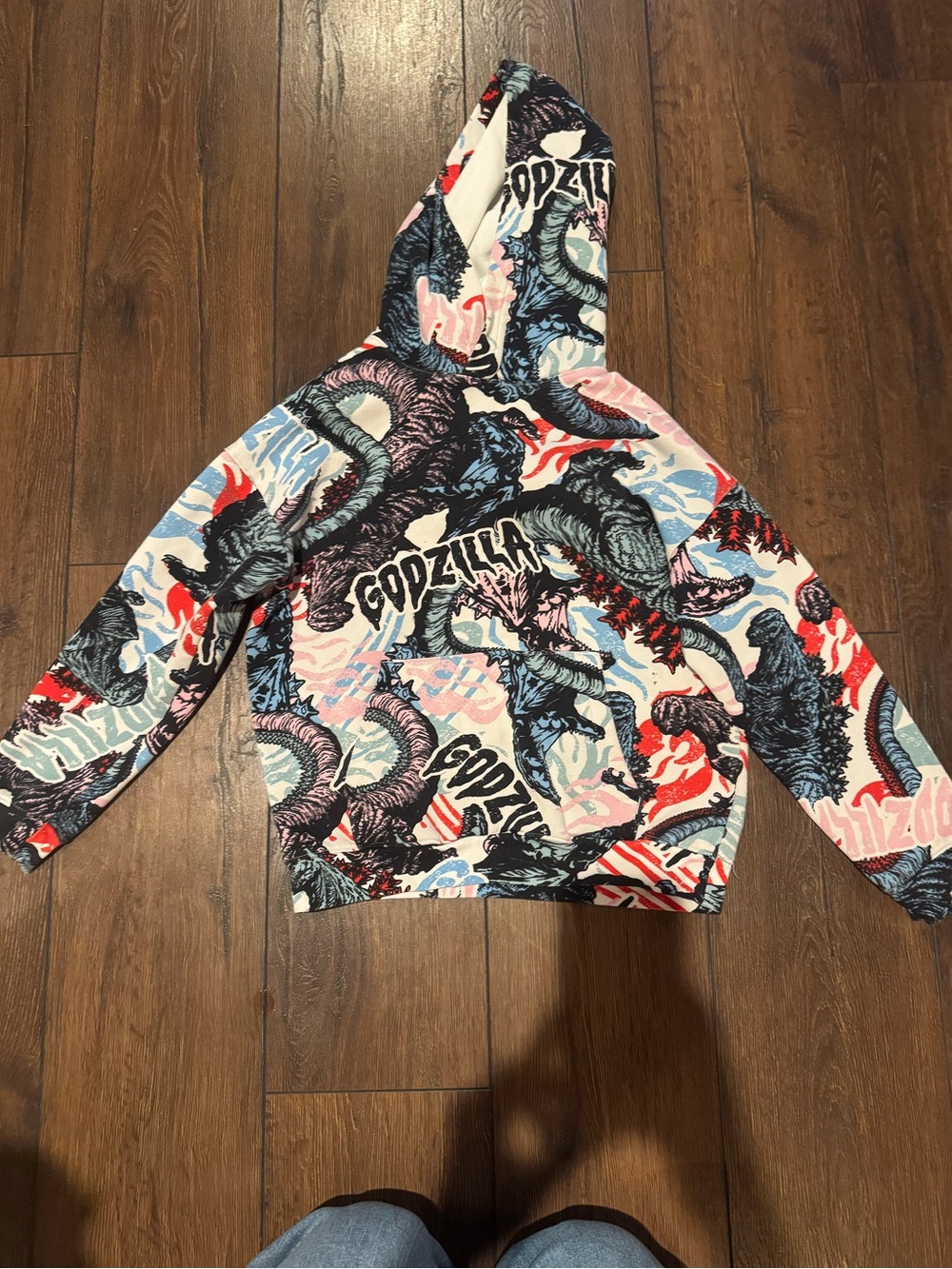 H&M Godzilla hoodie  size 12